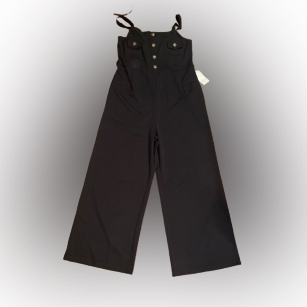 205 Collins black jumpsuit Size XL